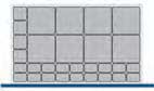 Bott Cubio drawer cabinet plastic box kit C 800x525x75mmH Bott Drawer Cabinets 800 Width x 525 Depth 43020124.** 